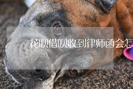花呗借呗收到律师函会怎么样