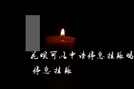 花呗可以申请停息挂账吗(支付宝能不能申请停息挂账)