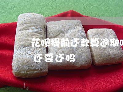 花呗提前还款算逾期吗(花呗提前还款了本月还要还吗)