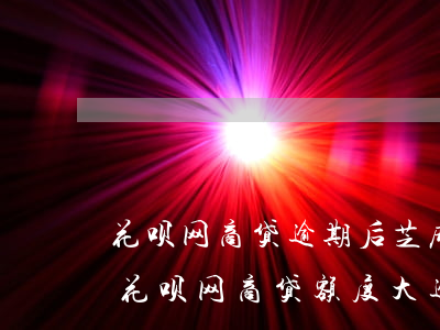 花呗网商贷逾期后芝麻分会降多少-支付宝花呗网商贷额度大逾期多久会被诉