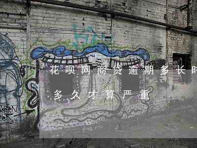 花呗网商贷逾期多长时间(支付宝网商贷逾期多久,才算严重)