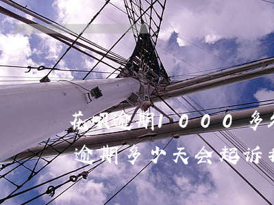 花呗逾期1000多久会被起诉 花呗几百块逾期多少天会起诉,我已经还了2000多