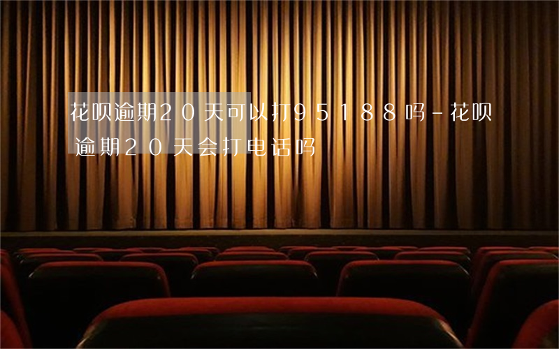 花呗逾期20天可以打95188吗-花呗逾期20天会打电话吗