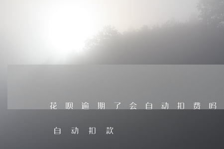 花呗逾期了会自动扣费吗(支付宝花呗逾期了自动扣款)