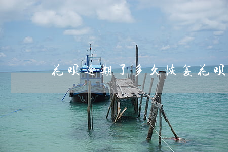 花呗逾期了多久恢复(花呗逾期了多久恢复)