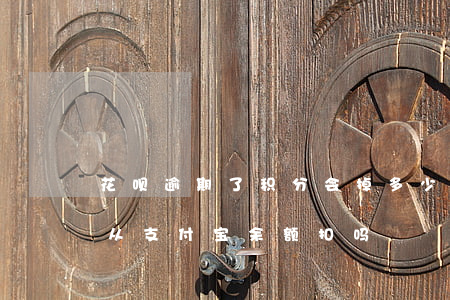 花呗逾期了积分会掉多少(花呗如果逾期了会从支付宝余额扣吗)