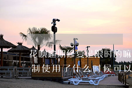 花呗逾期修复是限时的嘛(花呗没有逾期被限制使用了,什么时候可以恢复)