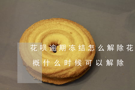 花呗逾期冻结怎么解除(花呗有逾期被冻结,大概什么时候可以解除)