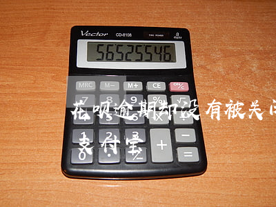 花呗逾期却没有被关闭(花呗逾期多久被关停支付宝)
