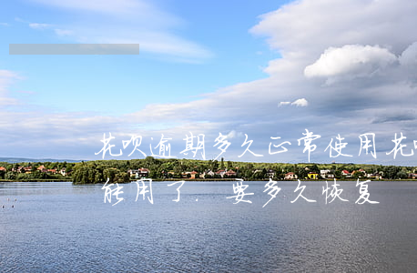 花呗逾期多久正常使用(花呗逾期时间长了不能用了.要多久恢复)