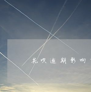 花呗逾期影响了办信用卡吗