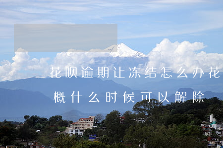 花呗逾期让冻结怎么办(花呗有逾期被冻结,大概什么时候可以解除)