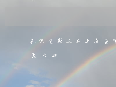花呗逾期还不上会坐牢(花呗不还或者逾期会怎么样)