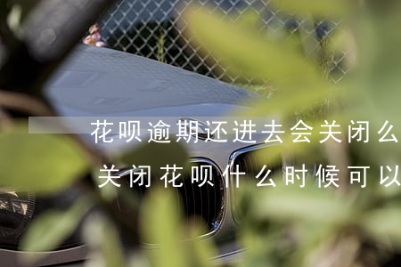 花呗逾期还进去会关闭么(花呗逾期了还完了关闭花呗,什么时候可以在开)