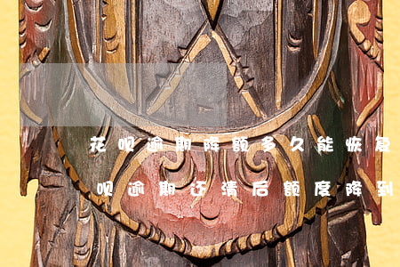 花呗逾期降额多久能恢复还有机会用吗-花呗逾期还清后额度降到500还会在涨吗
