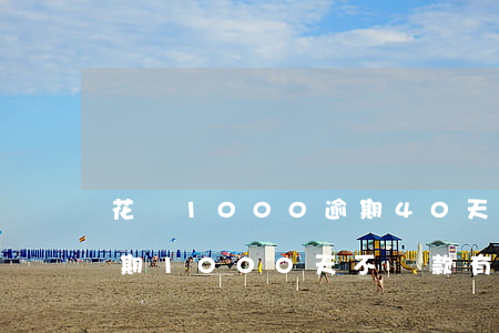 花唄1000逾期40天會怎么樣-花唄逾期1000天不還款有什么后果_
