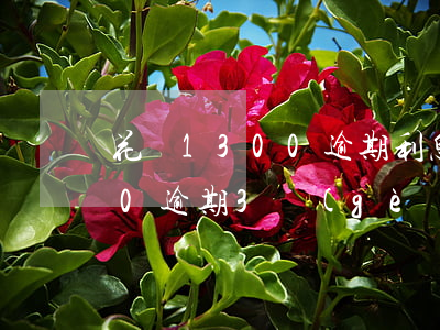 花唄1300逾期利息是多少錢 花唄1500逾期3個(gè)月會(huì)產(chǎn)生多少費(fèi)用