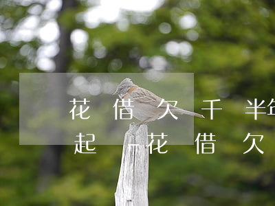 花唄借唄欠幾千塊半年了說(shuō)要起訴-花唄借唄欠幾千塊半年了說(shuō)要起訴是真的嗎