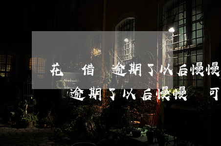 花唄借唄逾期了以后慢慢還可以嗎-花唄借唄逾期了以后慢慢還可以嗎怎么辦