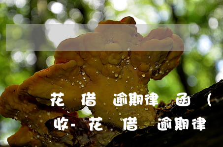 花唄借唄逾期律師函發(fā)過來叫去簽收-花唄借唄逾期律師函發(fā)過來叫去簽收是真的嗎