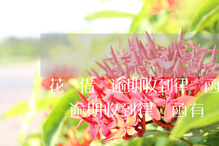 花唄借唄逾期收到律師函有沒有事-花唄借唄逾期收到律師函有沒有事啊