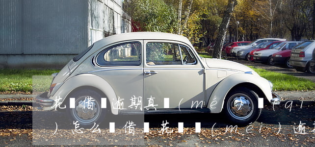 花唄借唄逾期真沒(méi)錢(qián)怎么辦(借唄花唄沒(méi)逾期過(guò)怎么就用不了了呢)
