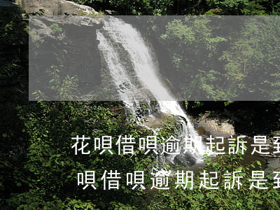 花唄借唄逾期起訴是到被告人所在地嘛-花唄借唄逾期起訴是到被告人所在地嘛怎么辦