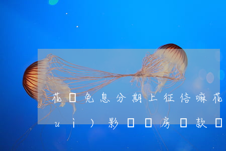 花唄免息分期上征信嘛(花唄免息分期會(huì)影響買房貸款嗎)