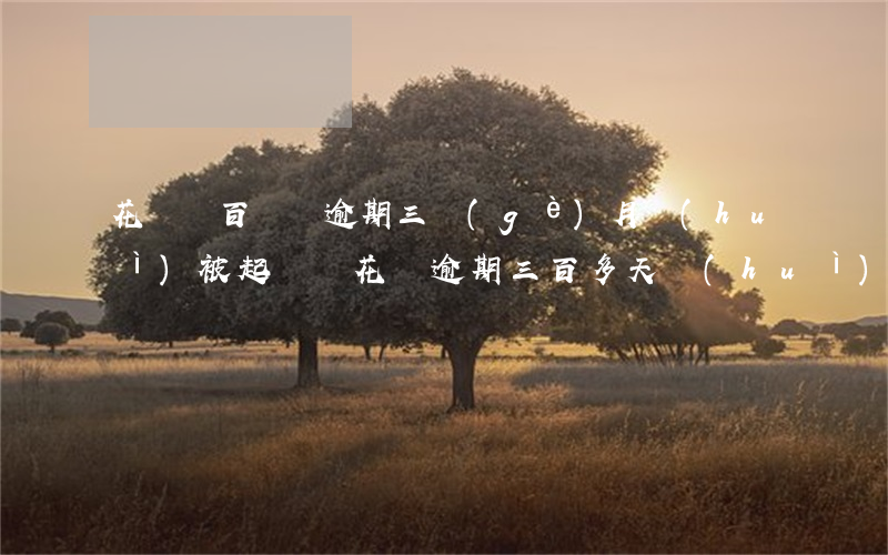 花唄兩百塊錢逾期三個(gè)月會(huì)被起訴嗎（花唄逾期三百多天會(huì)被起訴嗎）