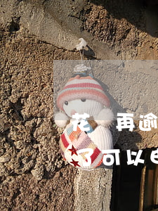 花唄再逾期還可以分期(支付寶螞蟻花唄逾期了可以申請(qǐng)分期嗎)