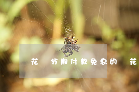 花唄分期付款免息的嗎 花唄分期是免利息的嗎