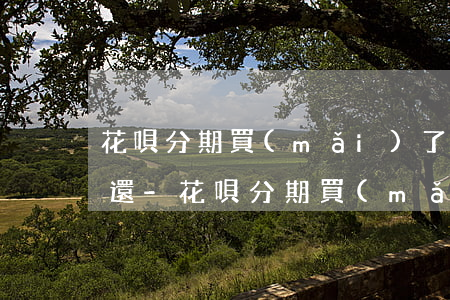 花唄分期買(mǎi)了東西到還款日怎么還-花唄分期買(mǎi)了東西到還款日怎么還款