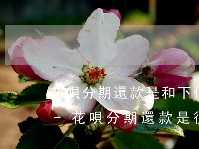 花唄分期還款是和下個(gè)月一起還嗎-花唄分期還款是從下個(gè)月開始還嗎