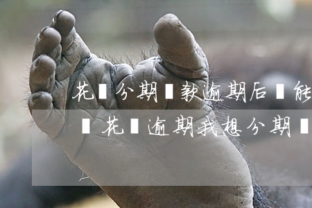 花唄分期還款逾期后還能繼續(xù)使用嗎（花唄逾期我想分期還款）