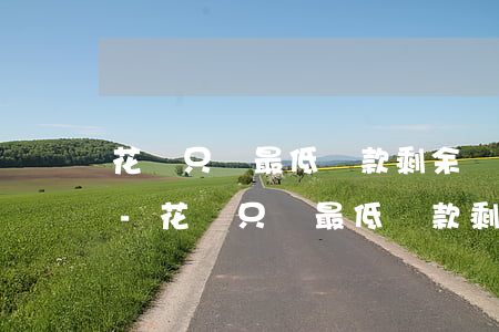 花唄只還最低還款剩余會(huì)怎么辦-花唄只還最低還款剩余會(huì)怎么辦呢