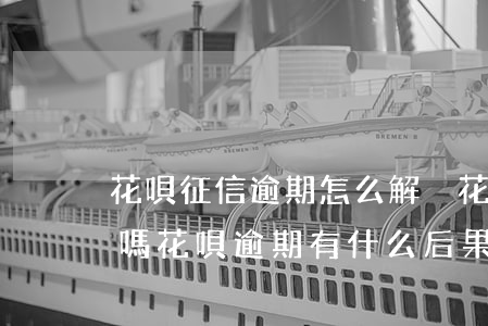 花唄征信逾期怎么解決(花唄逾期五天上征信嗎?花唄逾期有什么后果)