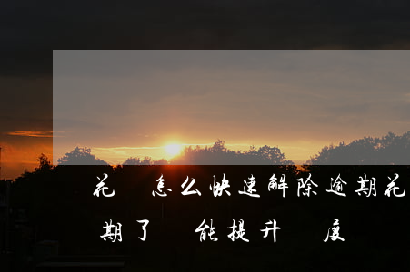 花唄怎么快速解除逾期(花唄逾期了怎么辦逾期了還能提升額度嗎)