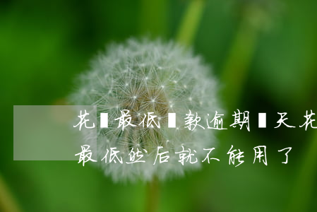 花唄最低還款逾期兩天(花唄逾期兩天后還了最低然后就不能用了)