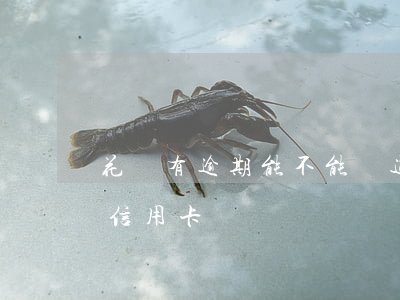 花唄有逾期能不能開通(花唄有逾期可以辦理信用卡嗎)
