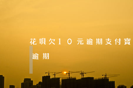 花唄欠10元逾期(支付寶花唄欠15000逾期)