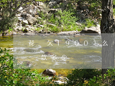 花唄欠1900怎么還(花唄18000最低還款多少)