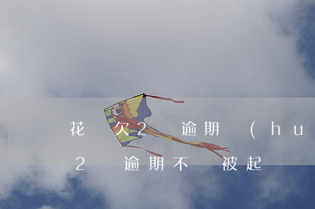 花唄欠2萬逾期會(huì)怎么樣(欠花唄2萬逾期不還被起訴會(huì)有什么后果)