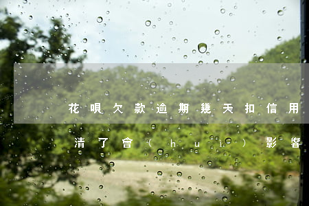花唄欠款逾期幾天扣信用(花唄逾期12天還清了,會(huì)影響芝麻信用嗎)