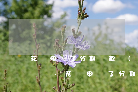花唄申請了分期還款當(dāng)月不用還嗎-花唄申請了分期還款當(dāng)月不用還嗎怎么辦