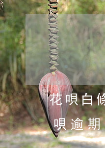 花唄白條逾期會怎么樣(白條逾期上征信嗎?花唄逾期有什么后果)