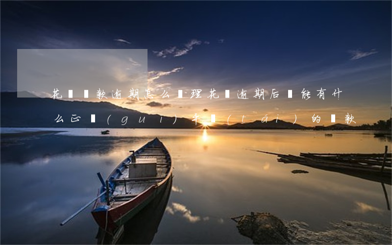 花唄貸款逾期怎么處理(花唄逾期后還能有什么正規(guī)平臺(tái)的貸款)