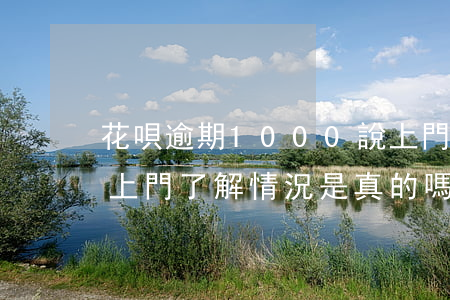 花唄逾期1000說上門(花唄逾期半年說要上門了解情況是真的嗎)