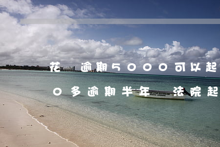 花唄逾期5000可以起訴嗎(花唄欠款500多逾期半年會法院起訴嗎)