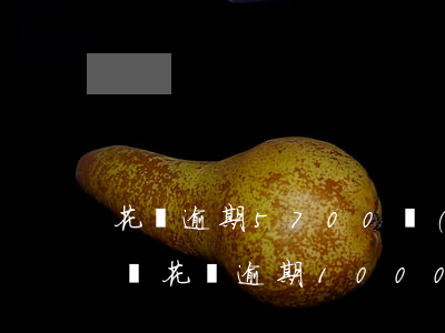 花唄逾期5700會(huì)起訴嗎(支付寶花唄逾期10000會(huì)起訴)
