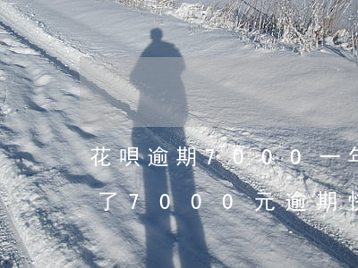 花唄逾期7000一年多要還多少-花唄欠了7000元逾期快兩年了會(huì)不會(huì)上征信